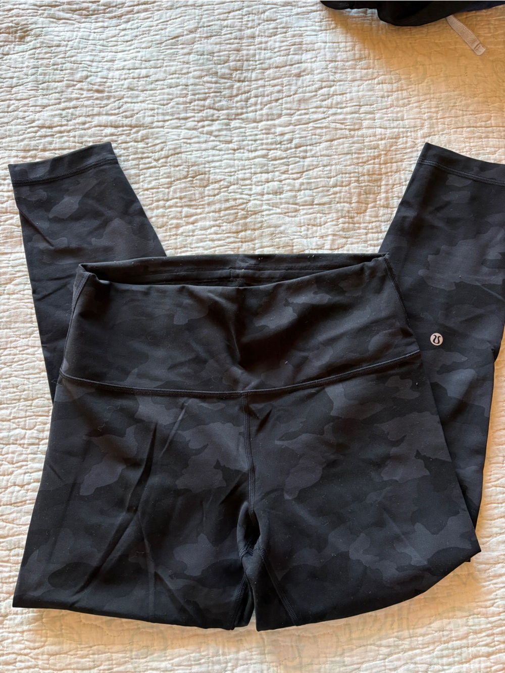 lululemon athletica Black Camo High-Rise Leggings